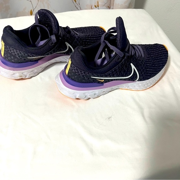 Women’s Nike React Infinity Run Flyknit 3 "Cave Purple" Sneakers Sz 7.5 Running - Picture 12 of 12